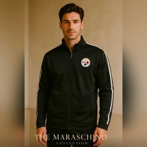 Pittsburgh Steelers Full Zip NFL Track Jacket | Men’s 2XL